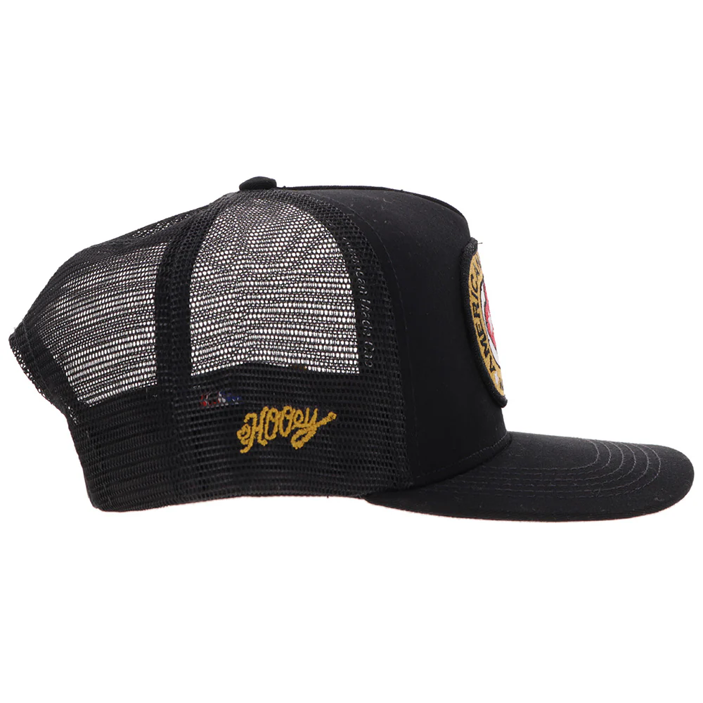 "AMCC" Hat Black w/Multi Color Patch - Image 3