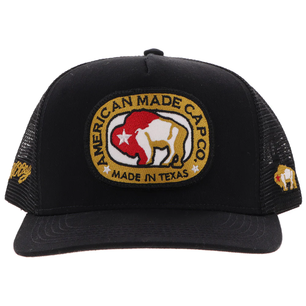 "AMCC" Hat Black w/Multi Color Patch - Image 4