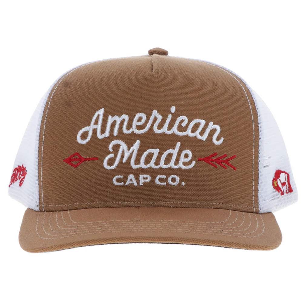 "AMCC" Hat Tan/White - Image 4