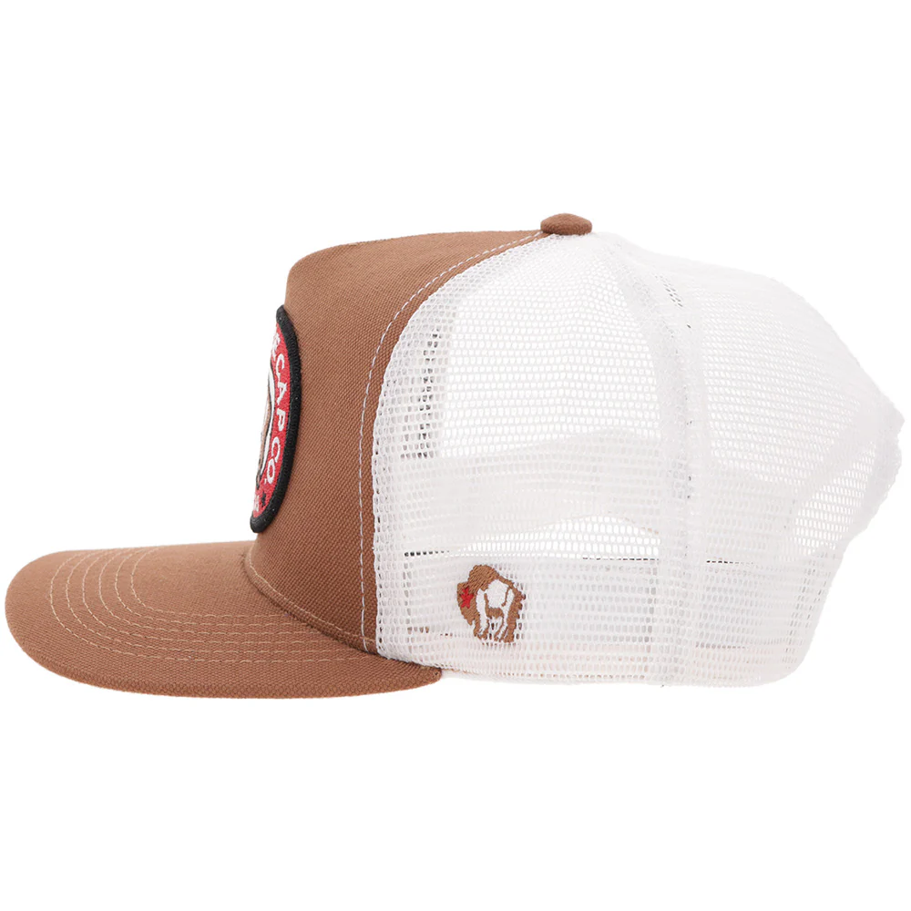 "AMCC" Hat Tan/White w/Multi-Color Patch - Image 3
