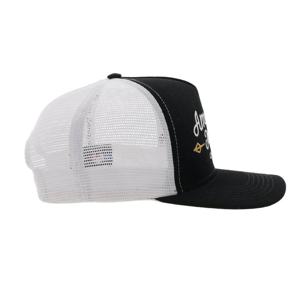 "AMCC" Hooey Black/White Hat - Image 3