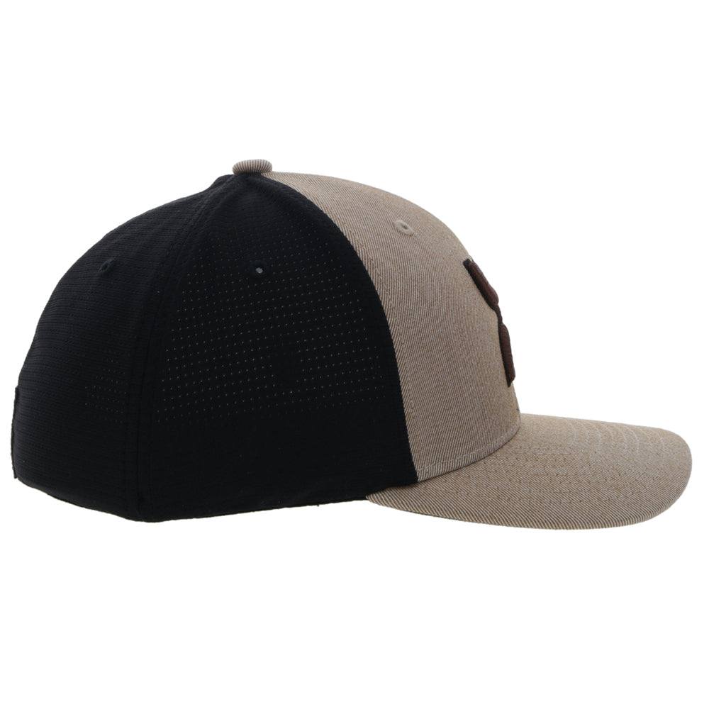 "Ash" Tan/Black Flexfit Hat - Image 3