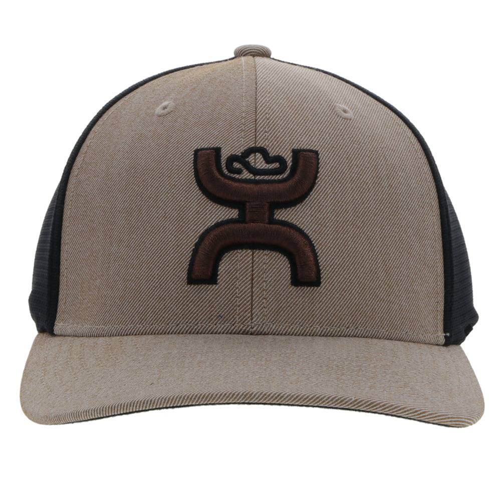 "Ash" Tan/Black Flexfit Hat - Image 5