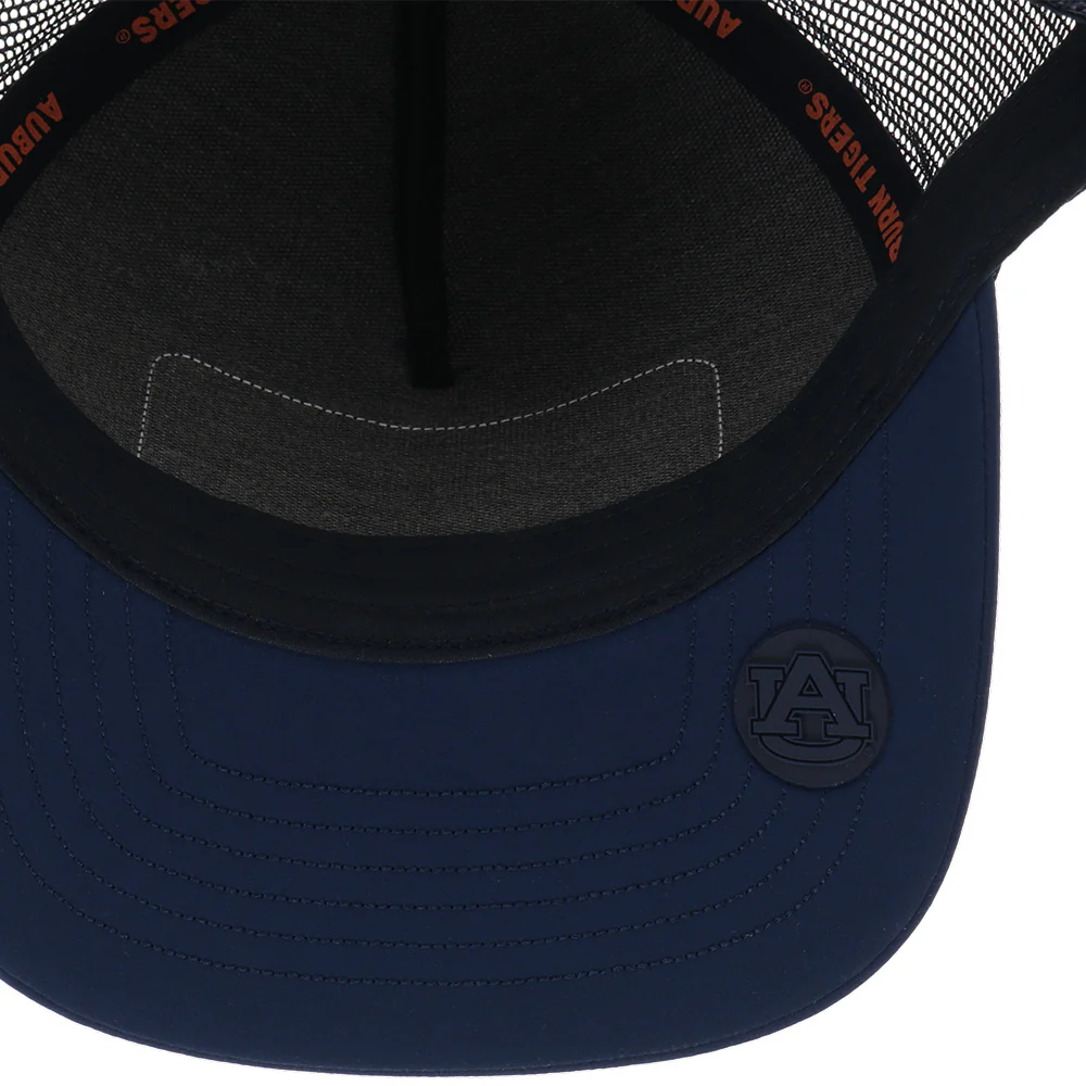 "Auburn University" Hat Navy w/Navy & Orange Patch - Image 3