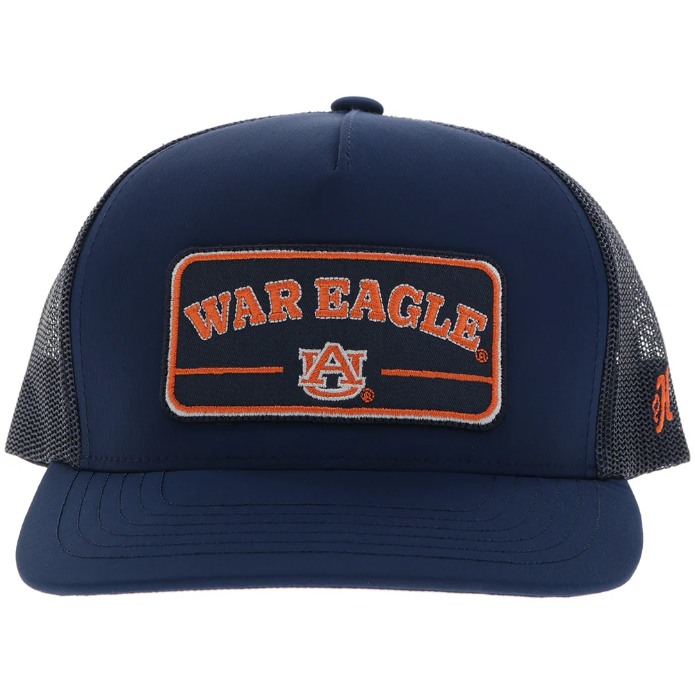 "Auburn University" Hat Navy w/Navy & Orange Patch - Image 5
