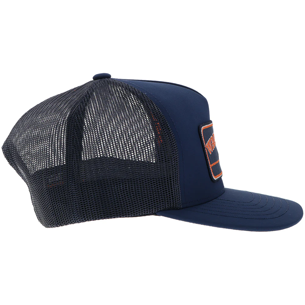"Auburn University" Hat Navy w/Navy & Orange Patch - Image 6