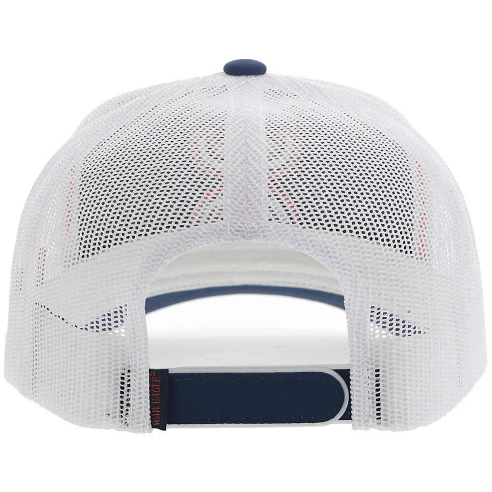 "Auburn University" Hat Navy/White w/Hooey Logo - Image 2