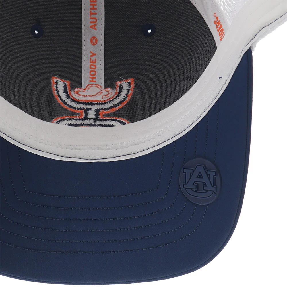 "Auburn University" Hat Navy/White w/Hooey Logo - Image 3