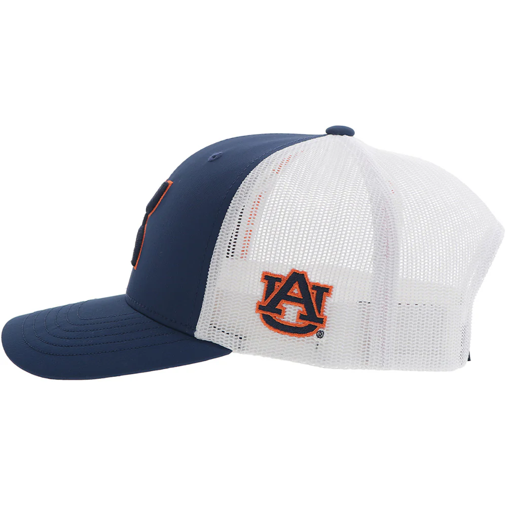 "Auburn University" Hat Navy/White w/Hooey Logo - Image 4