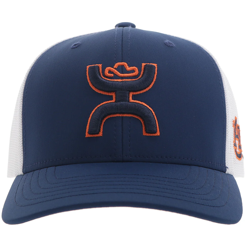"Auburn University" Hat Navy/White w/Hooey Logo - Image 5