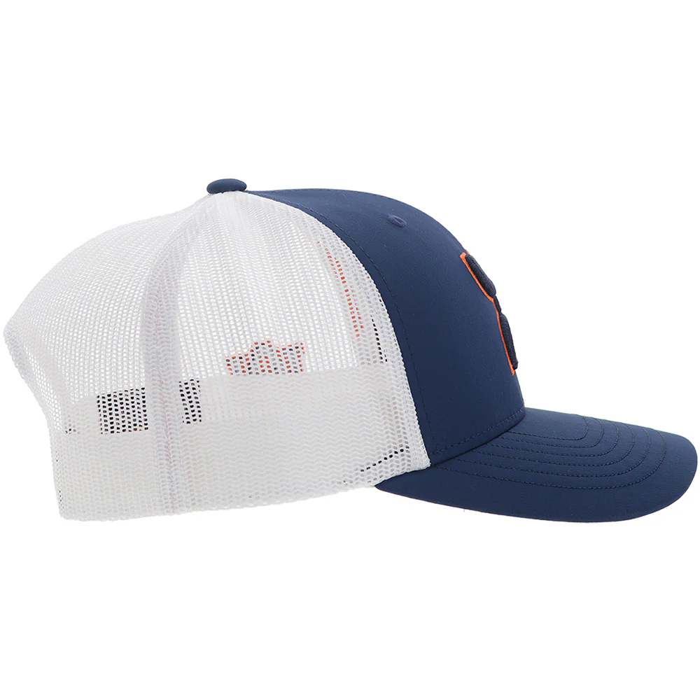 "Auburn University" Hat Navy/White w/Hooey Logo - Image 6