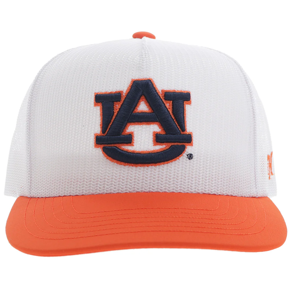 "Auburn University" Hat White w/ "AU" Logo - Image 4