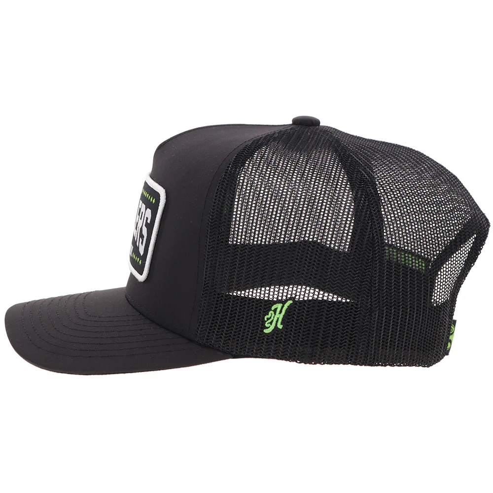 "Austin Gamblers" Hat Black w/White Patch - Image 5