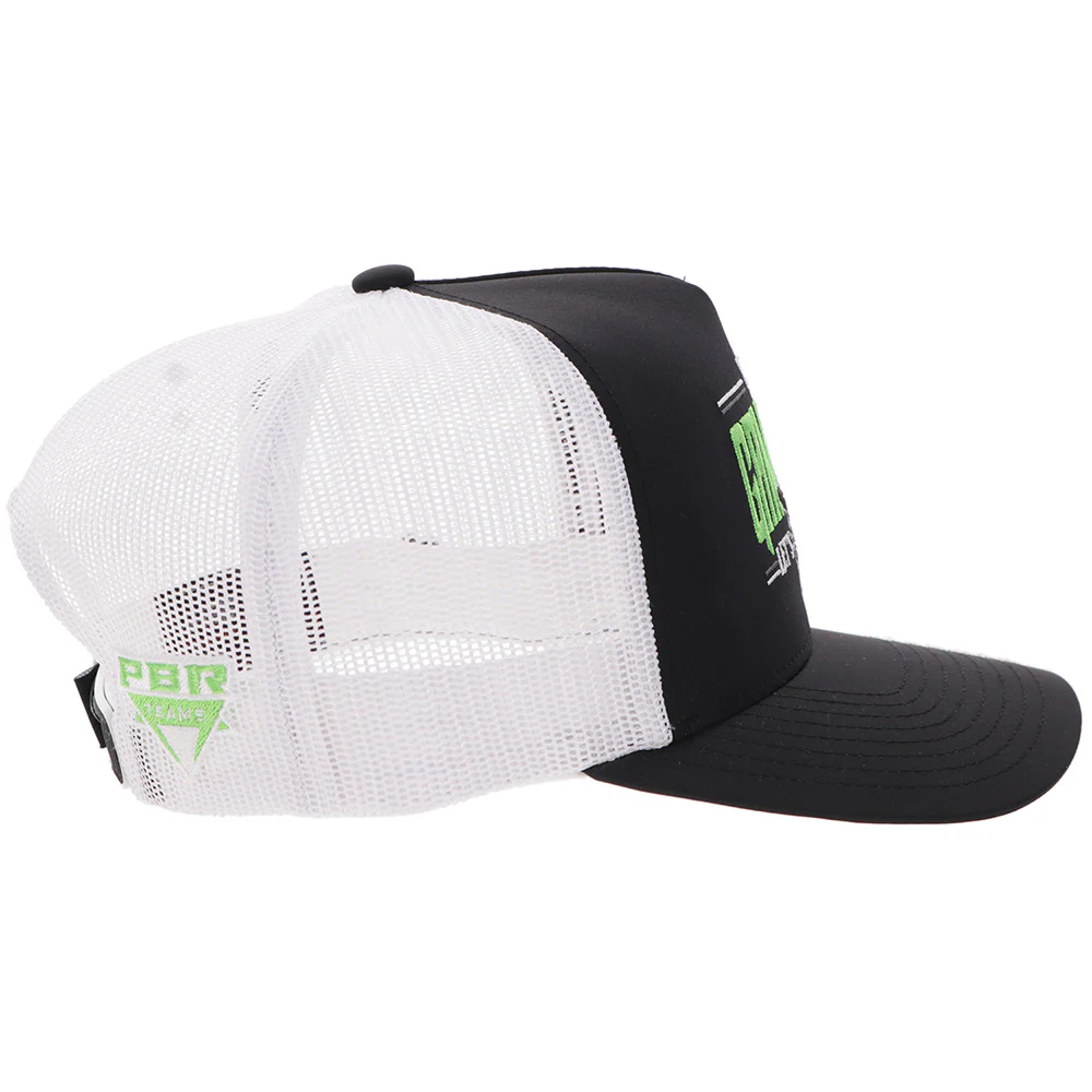 "Austin Gamblers" Hat Black/White w/Green & White Logo - Image 3