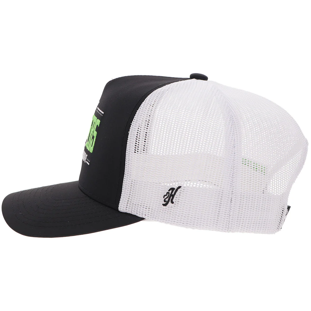 "Austin Gamblers" Hat Black/White w/Green & White Logo - Image 5
