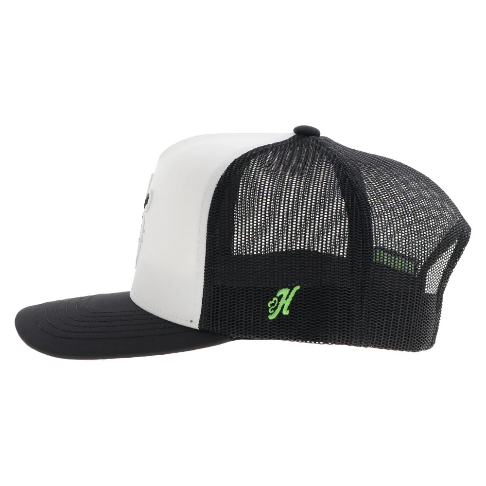 "Austin Gamblers" Hat White/Black w/Black & White logo - Image 5