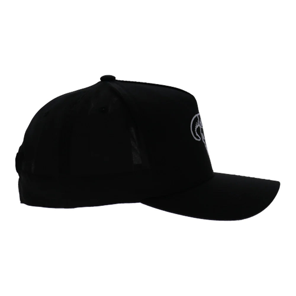 Bad Company Hat Black w/White Embroidery - Image 3