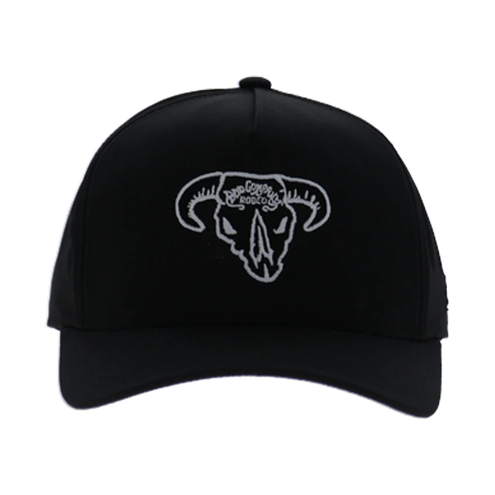 Bad Company Hat Black w/White Embroidery - Image 4