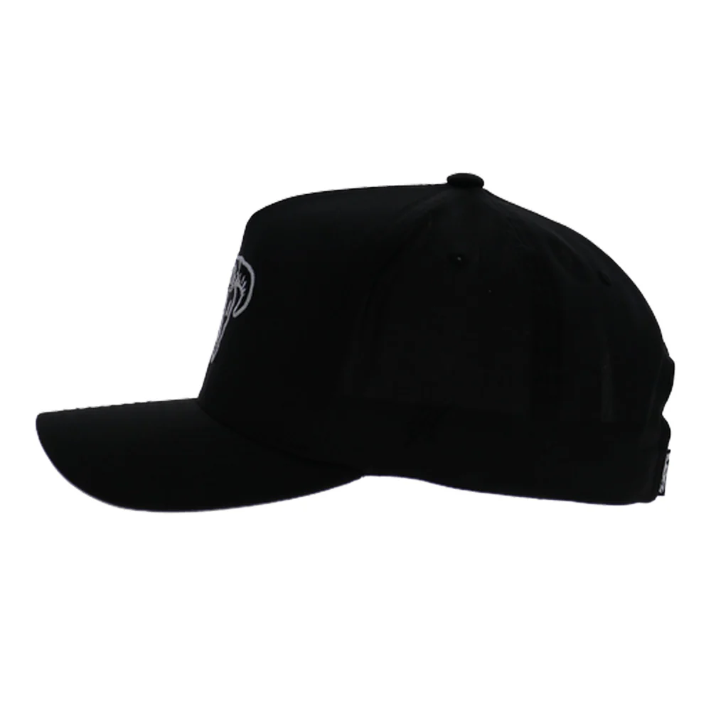 Bad Company Hat Black w/White Embroidery - Image 5