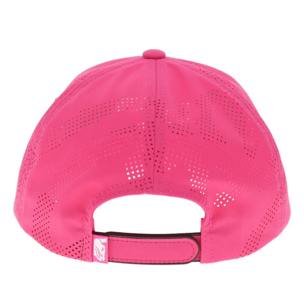 Bad Company Hat Pink w/White Embroidery - Image 2