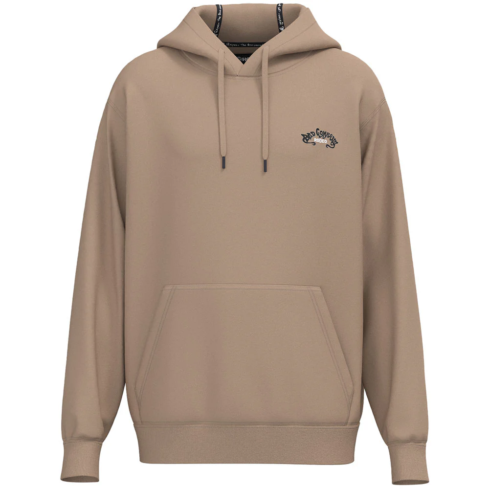 Bad Company Rodeo Hoody Tan w/ Logo on Back - Image 2