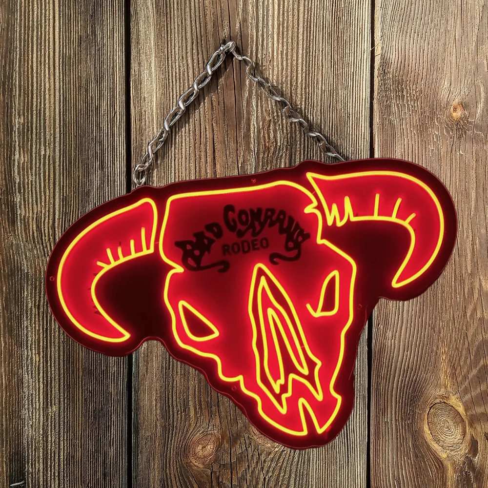 Neon Wall Sign - Bad Company Rodeo - Image 2