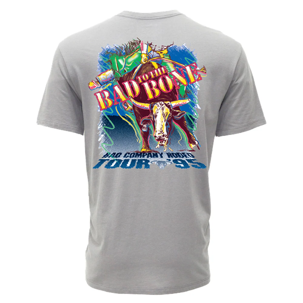 Bad Company T-shirt Grey w/ Bad To The Bone Logo