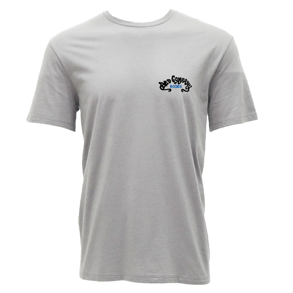Bad Company T-shirt Grey w/ Bad To The Bone Logo - Image 2