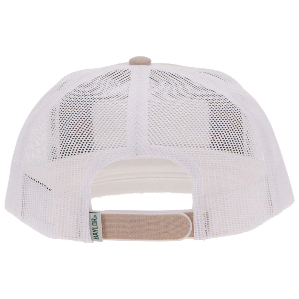 Baylor University Green Hat Tan/White w/Rectangle Patch - Image 2