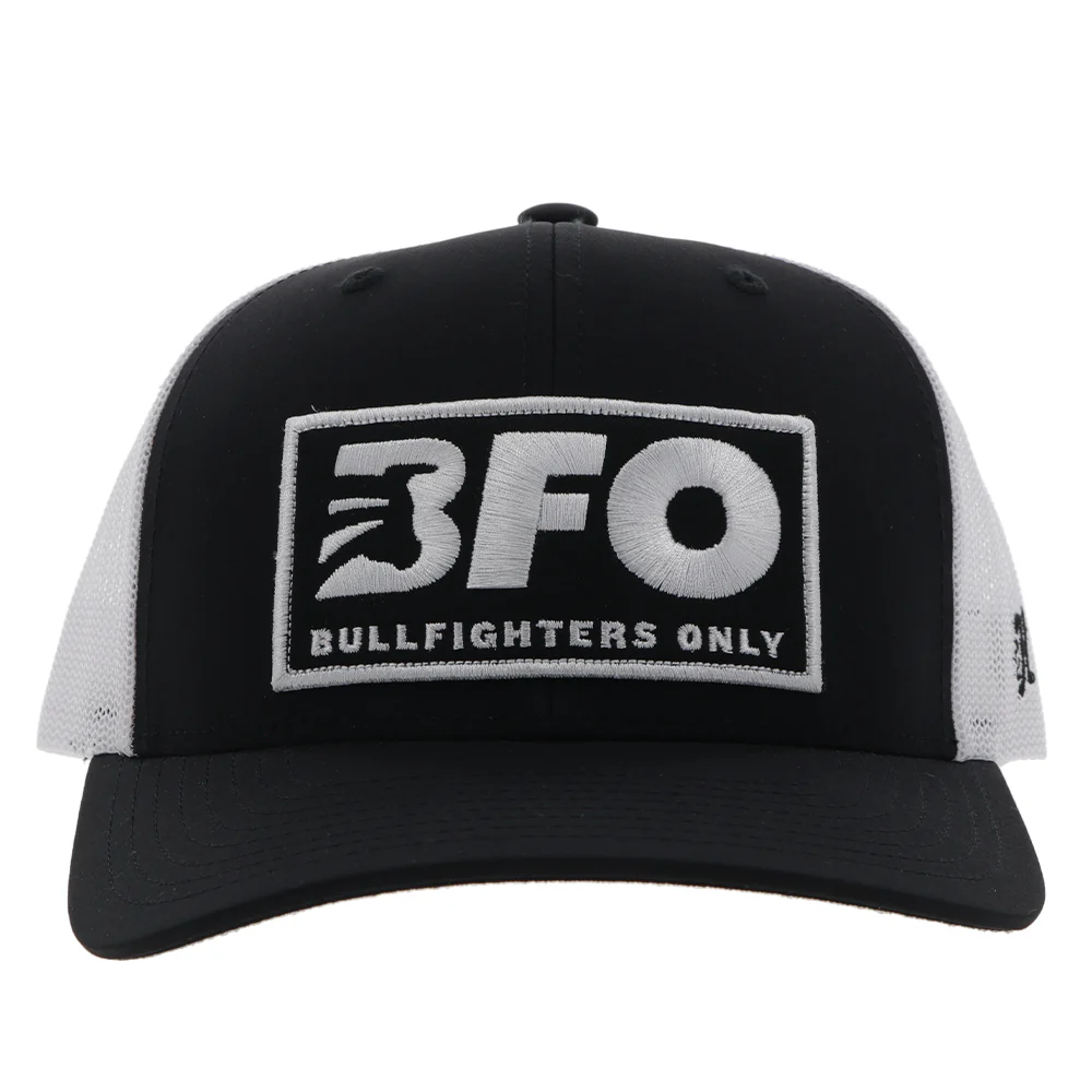 "BFO" Black/White Hat w/Black/White Patch - Image 3