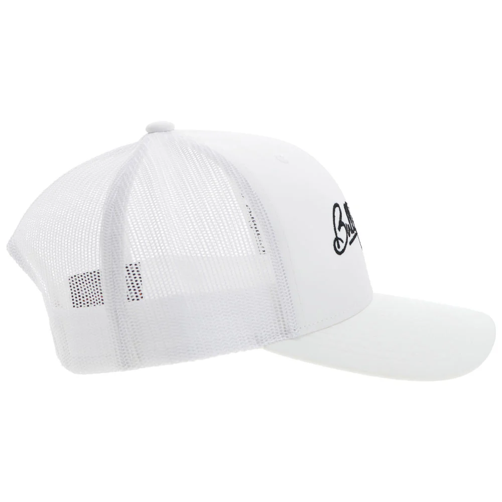 "BFO" Hat White w/Black Logo - Image 3