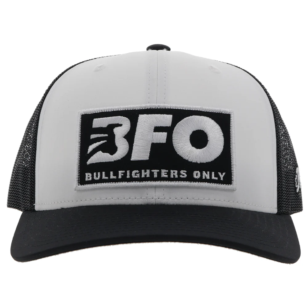 "BFO" White /Black Hat w/Black/White Patch - Image 3