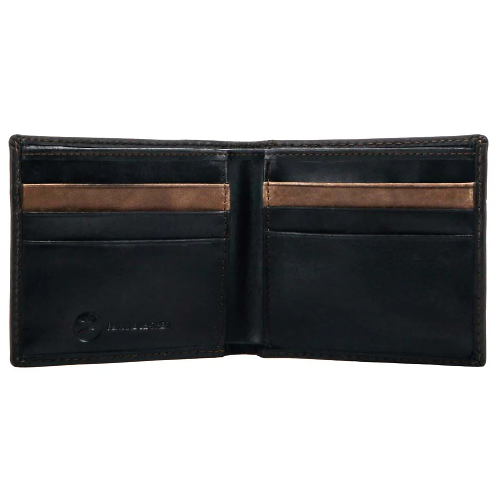 "Hooey Classic"  Smooth Black Bifold Wallet - Image 3