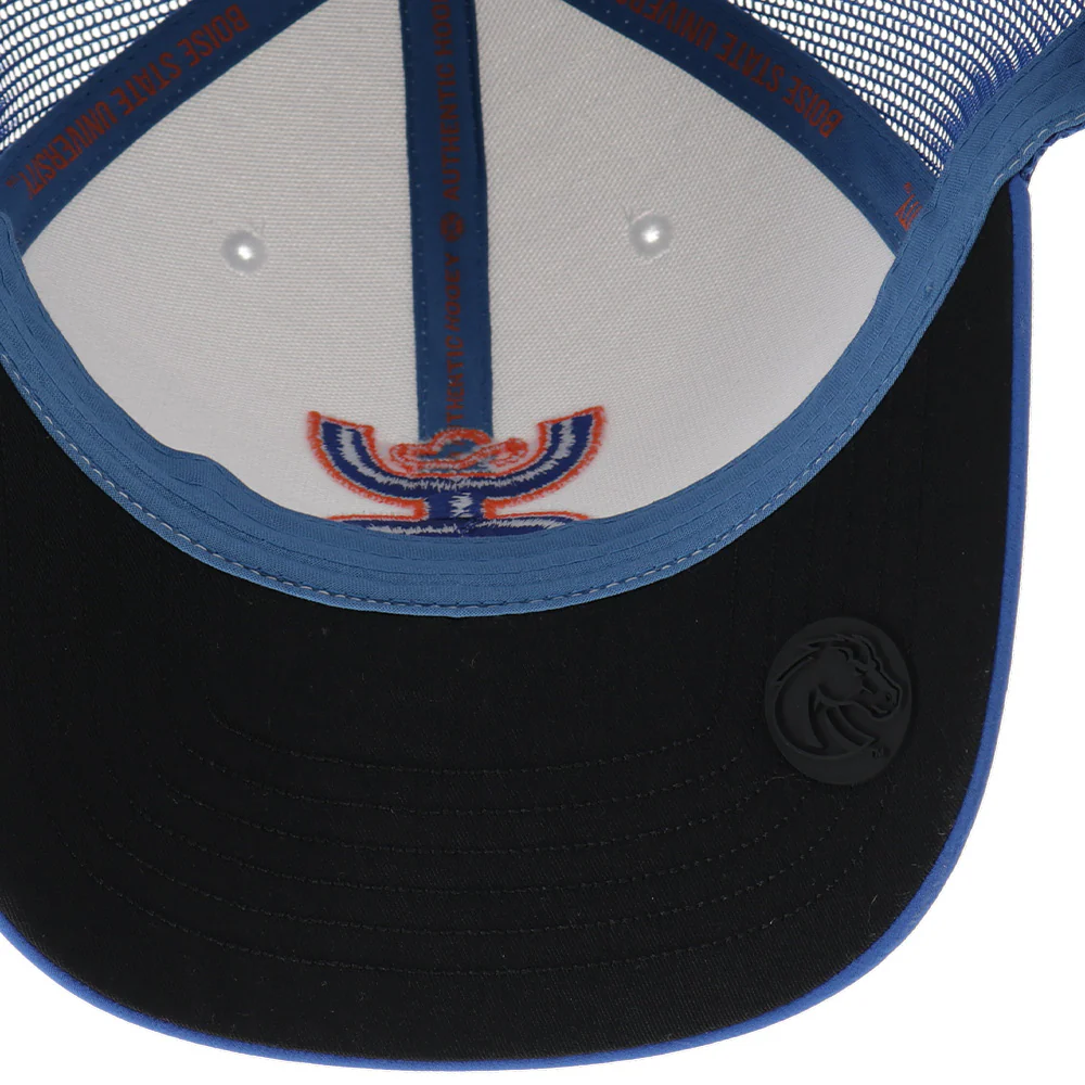 Boise State University White/Blue w/Hooey Logo - Image 3