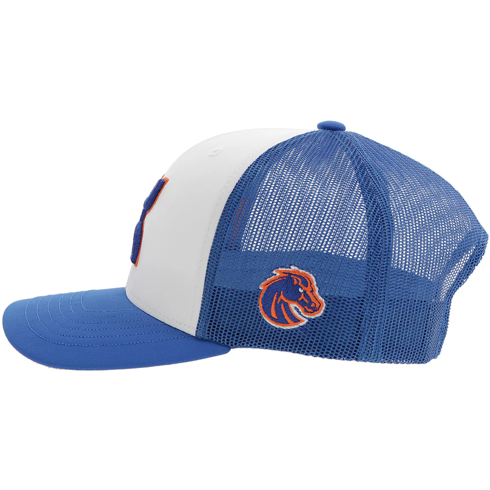Boise State University White/Blue w/Hooey Logo - Image 4