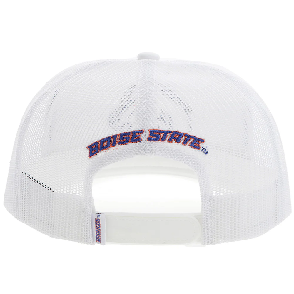 Boise State University White w/Blue Bronco Logo - Image 2