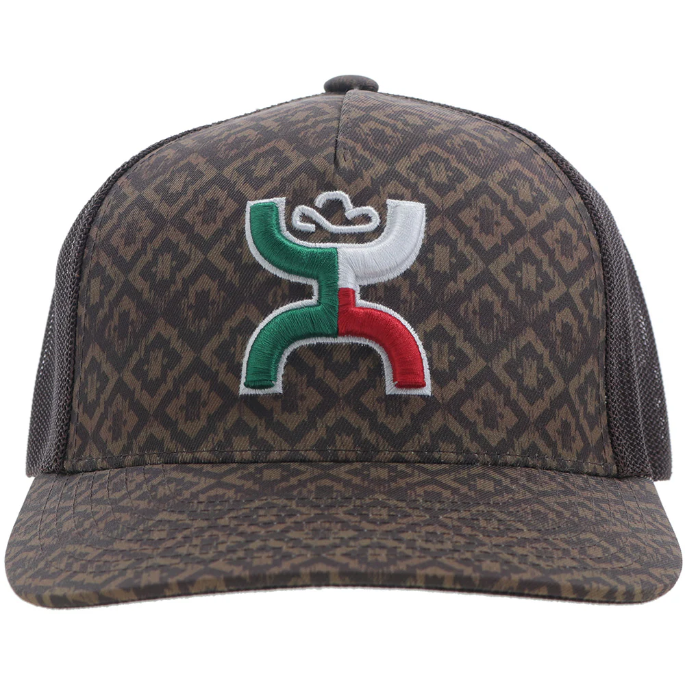 "Boquillas" Hooey Hat Tan/Brown w/Red/White & Green Logo - Image 4