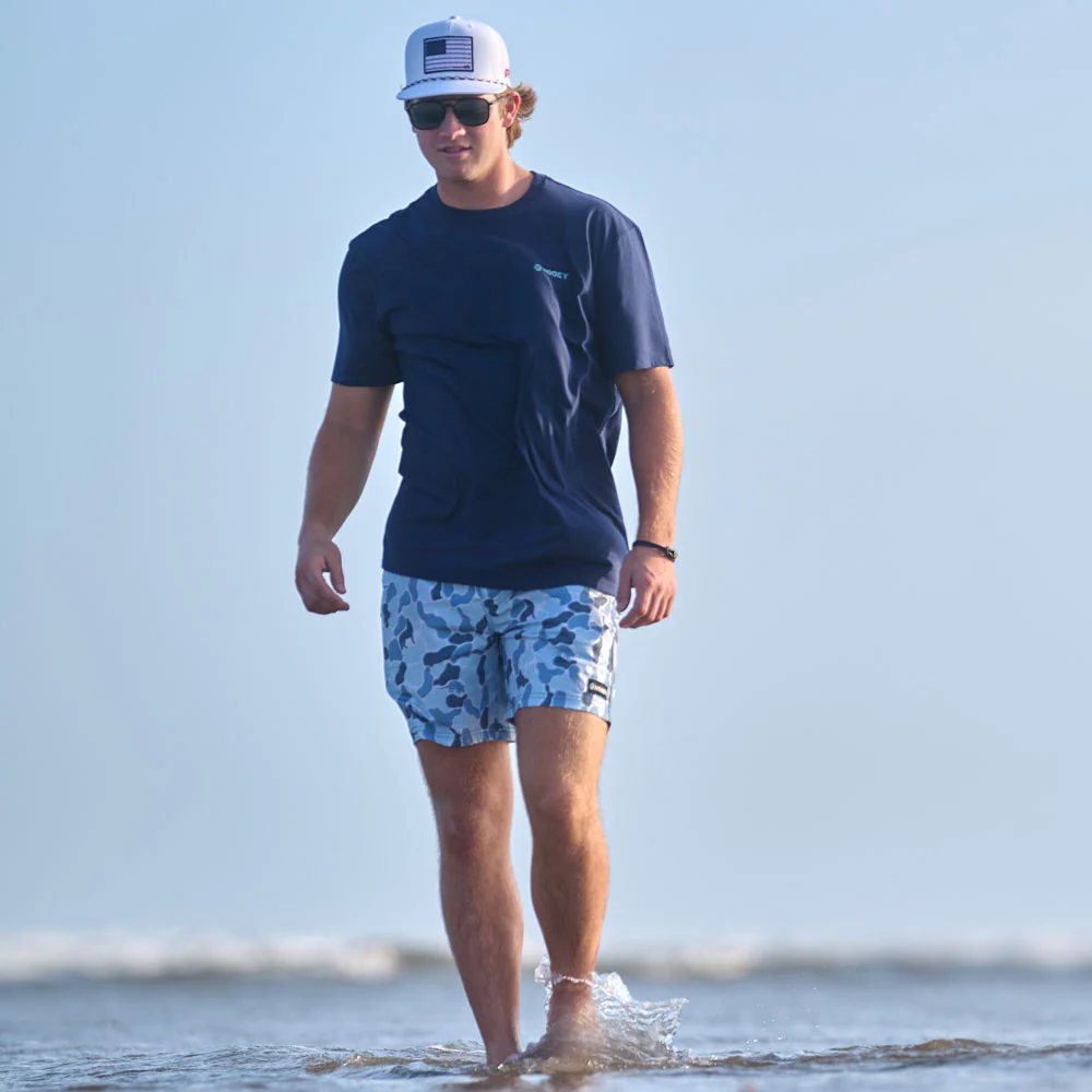 "Breaker" Boardshort Blue/ Camo - Image 3