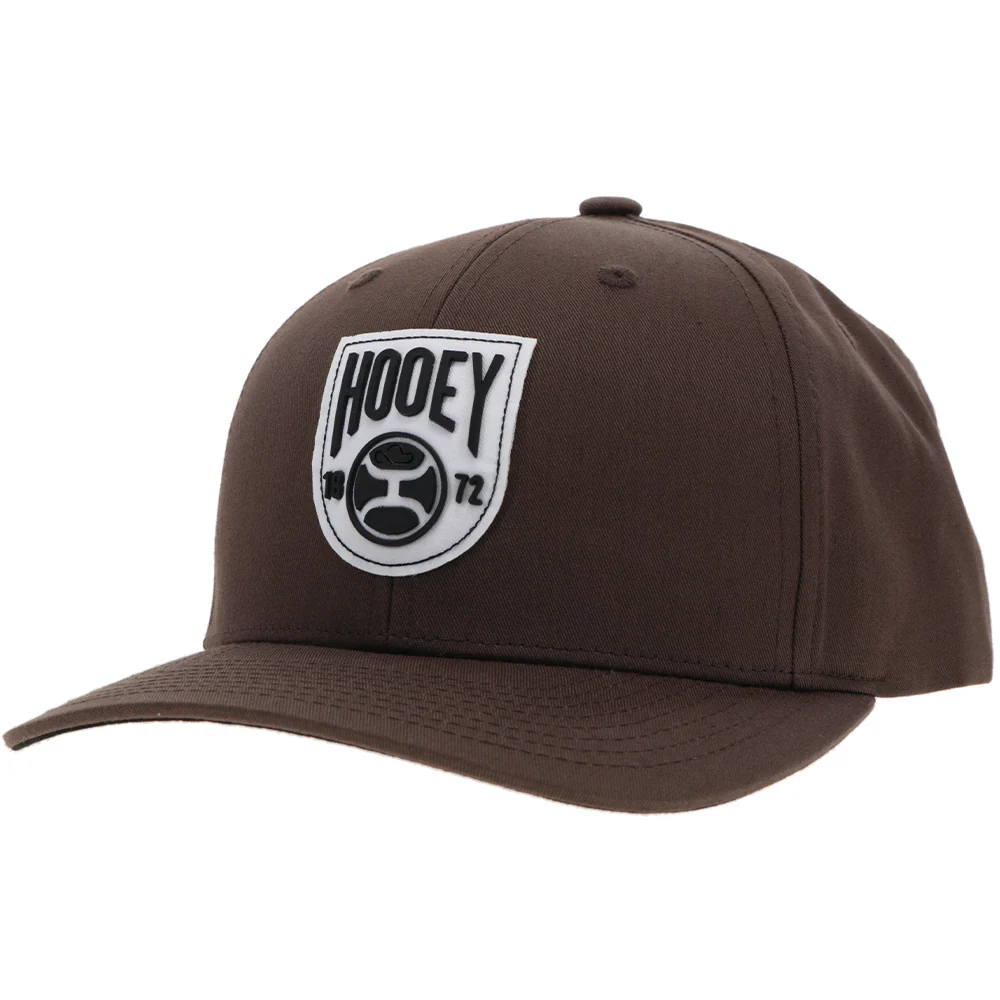"Bronx" Hat Brown w/ White & Black Patch