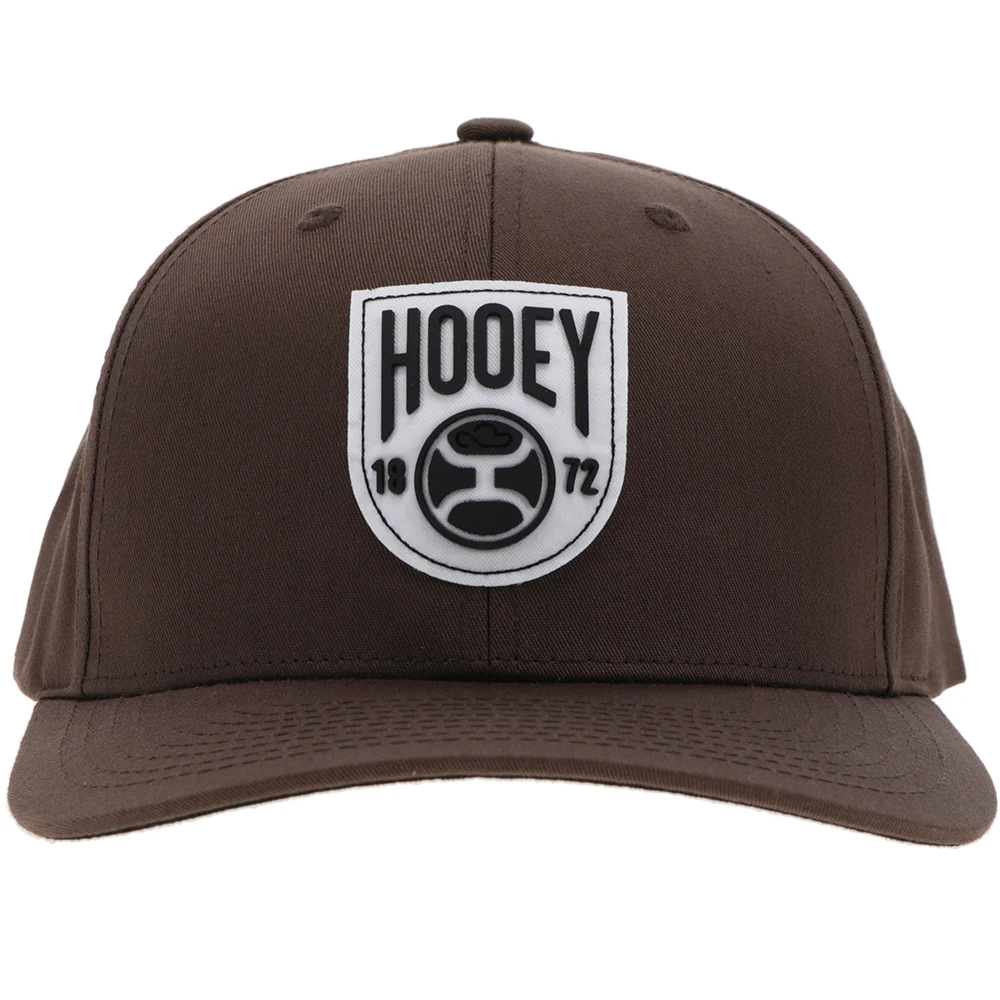 "Bronx" Hat Brown w/ White & Black Patch - Image 4