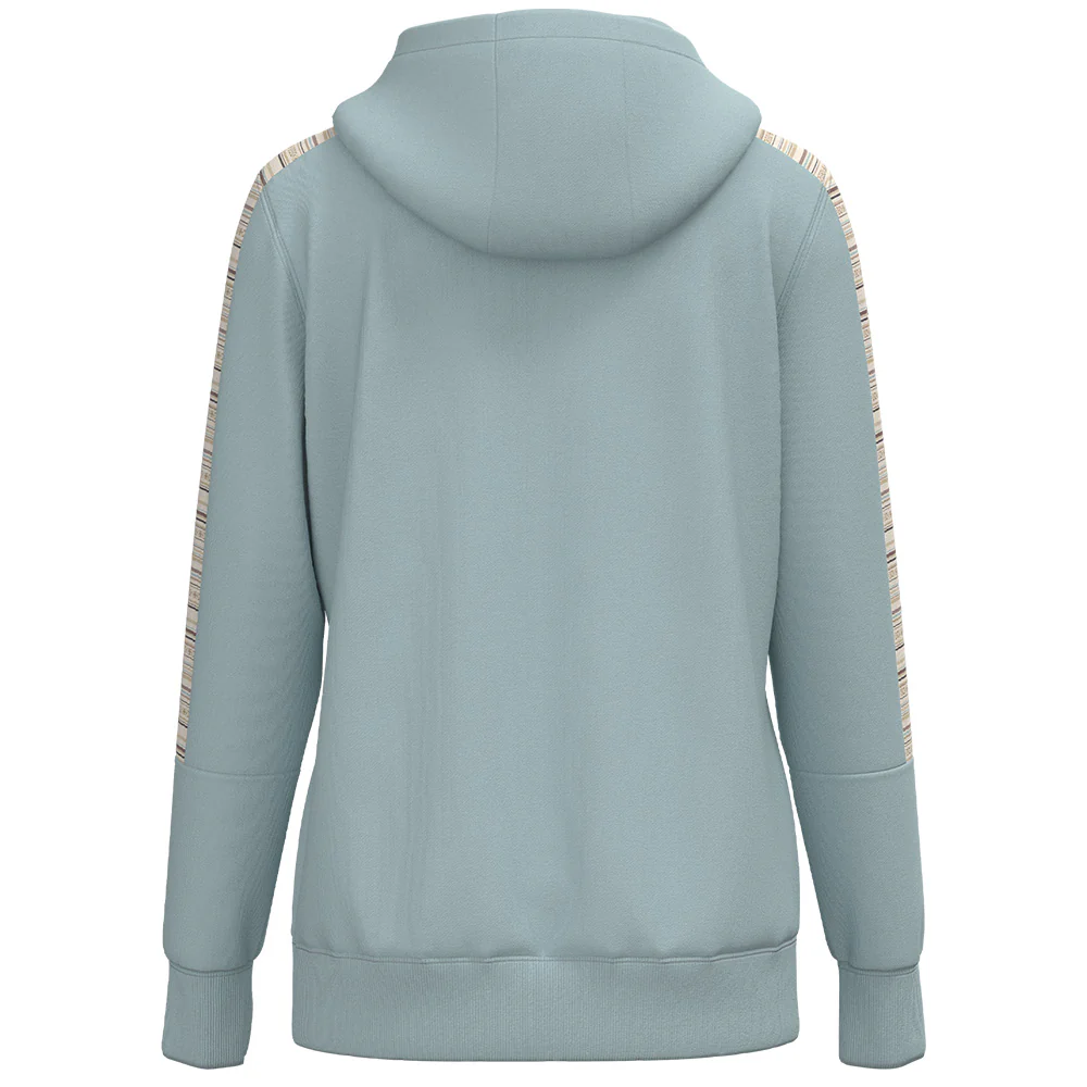 "Canyon" Light Blue w/Serape Pattern Hoody - Image 2