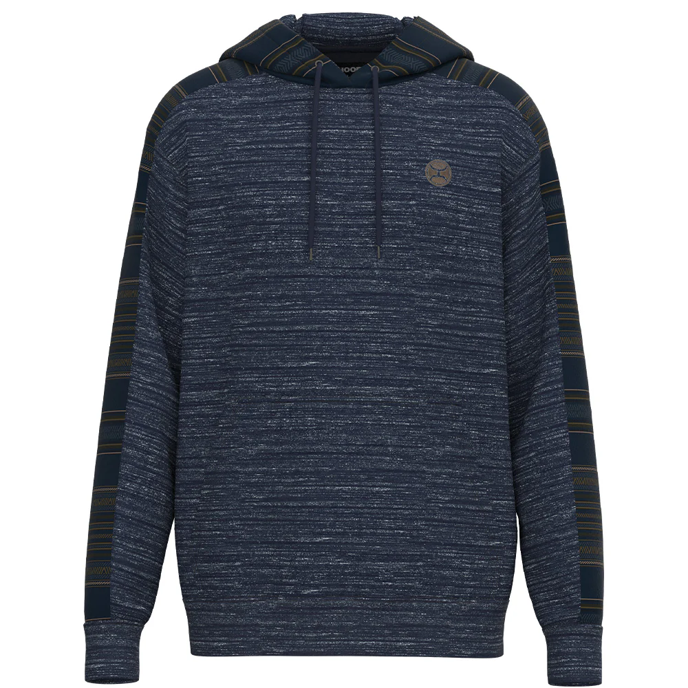 "Canyon" Navy Blue w/Serape Hoody