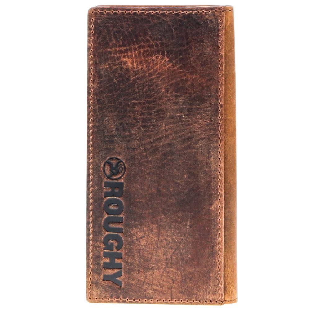 "Canyon" Rodeo Roughy Wallet Distressed Tan/Brown Leather - Image 3