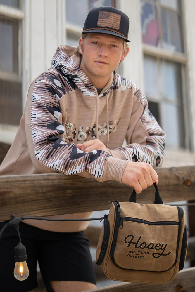 "Canyon" Tan w/Aztec Hoody - Image 3