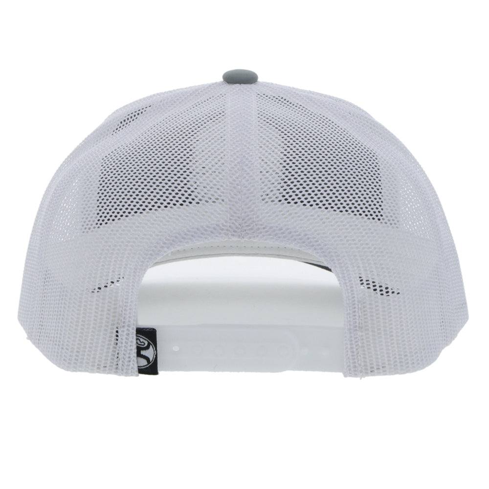 "Cheyenne" Grey/White Snapback Hat - Image 2