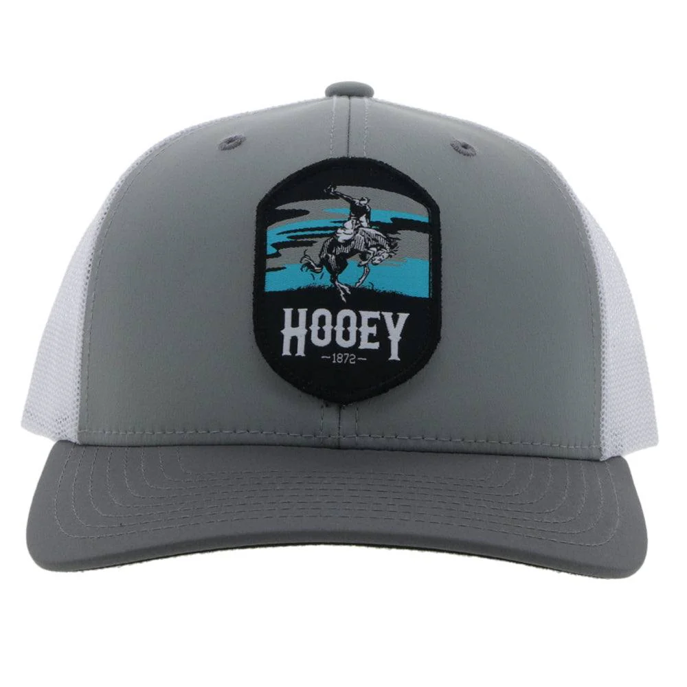 "Cheyenne" Grey/White Snapback Hat - Image 5