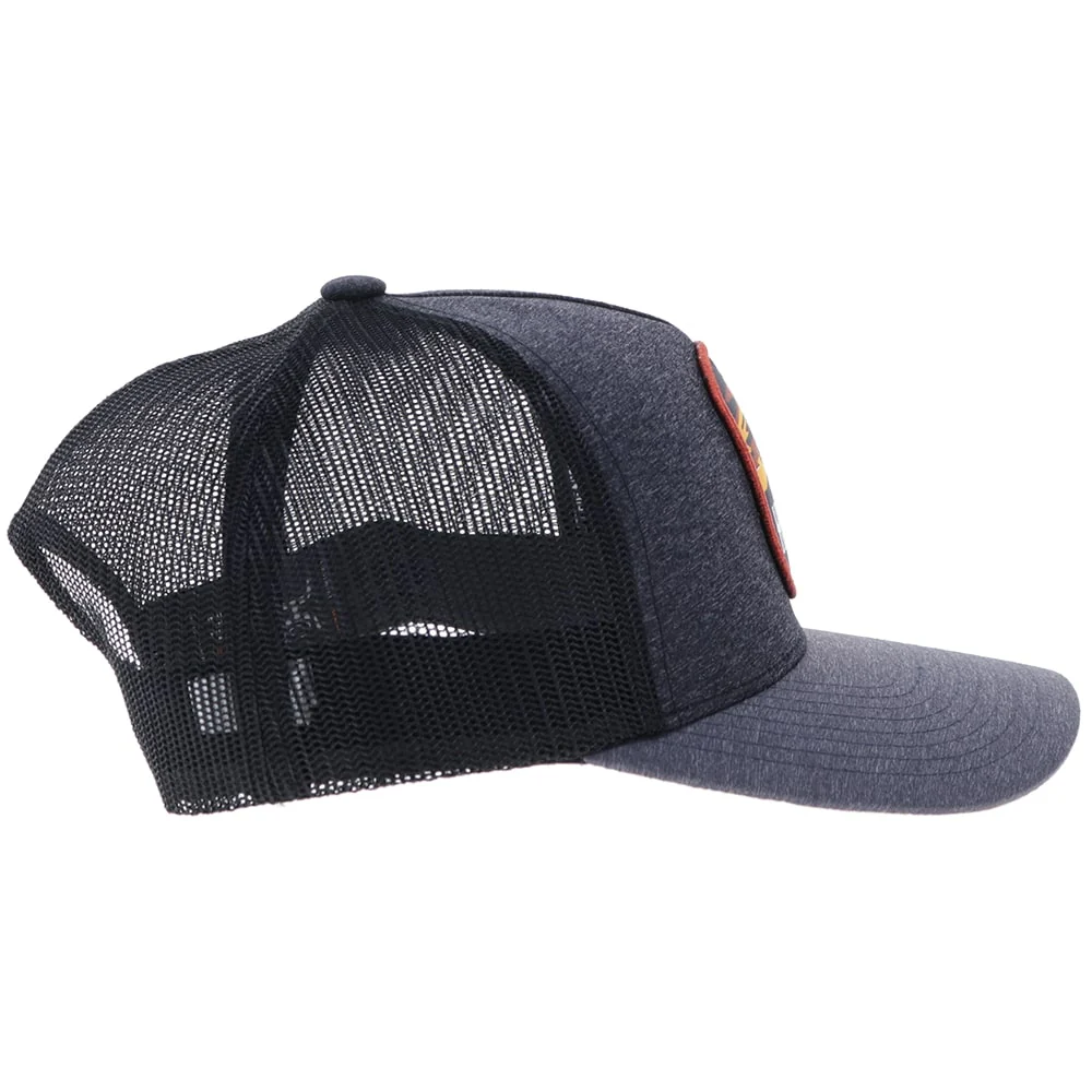 "Cheyenne" Hat Charcoal/Black - Image 3