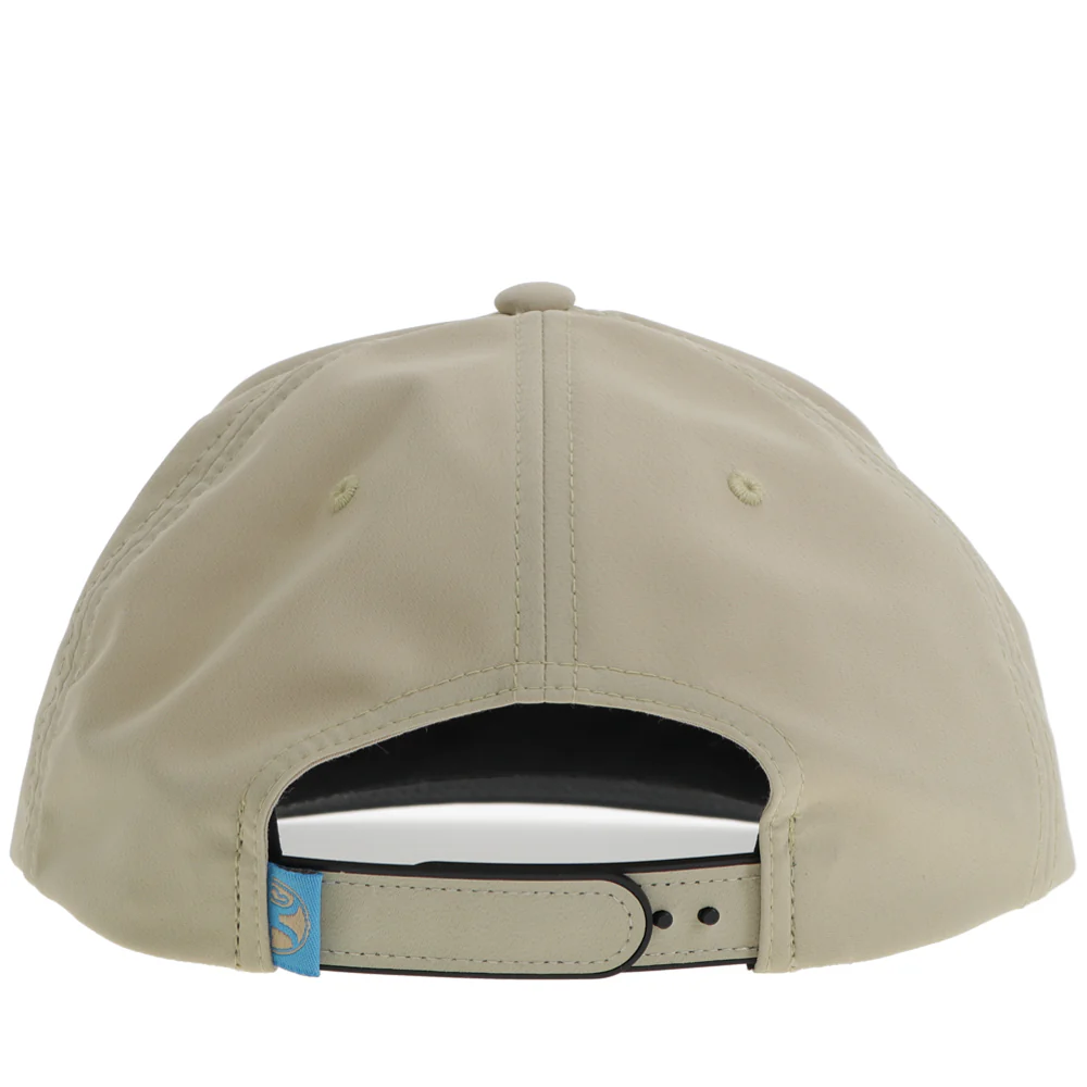 "Cheyenne" Hat Tan w/Blue/Grey/Black Patch - Image 2