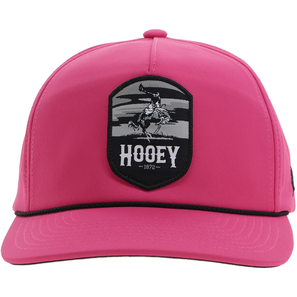 "Cheyenne" Hooey Hat Pink w/Grey/Black Patch - Image 4
