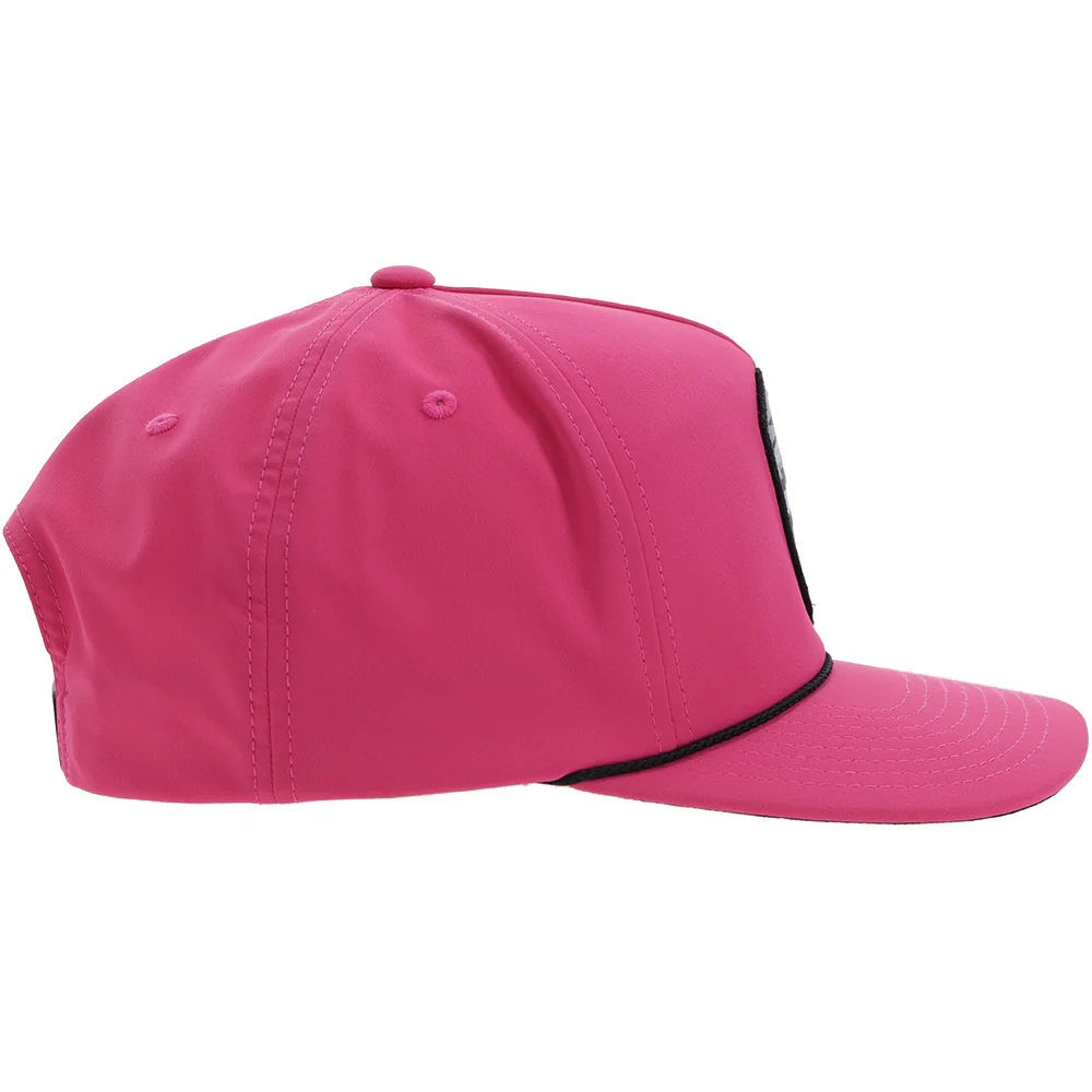 "Cheyenne" Hooey Hat Pink w/Grey/Black Patch - Image 5